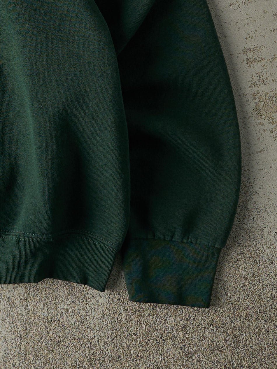 Vintage 90s Forest Green Embroidered Mickey Boxy Crewneck (M)