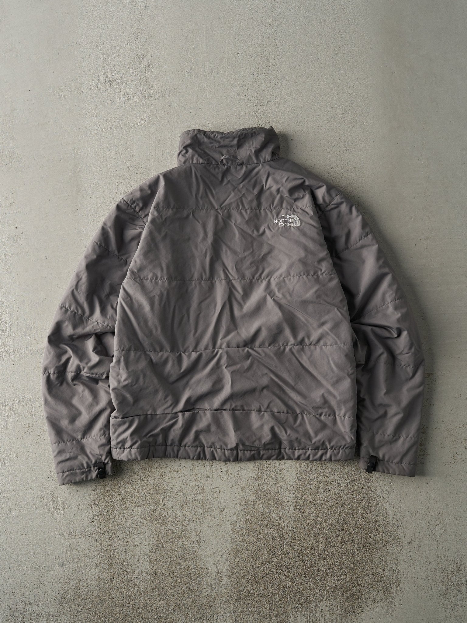 Vintage Y2K Charcoal Grey The North Face Light Hyvent Jacket (S/M)