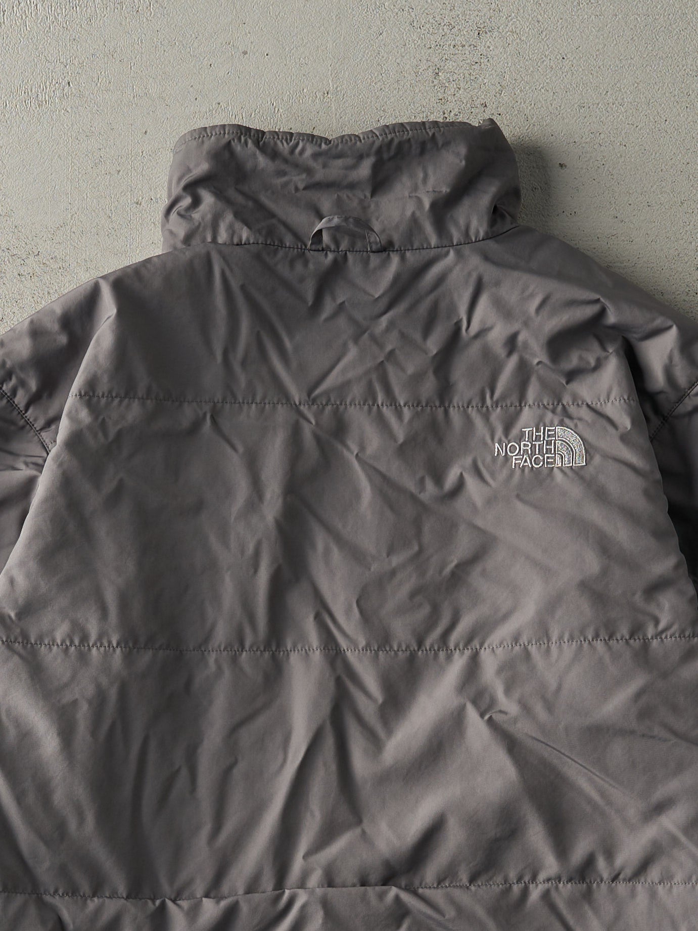 Vintage Y2K Charcoal Grey The North Face Light Hyvent Jacket (S/M)