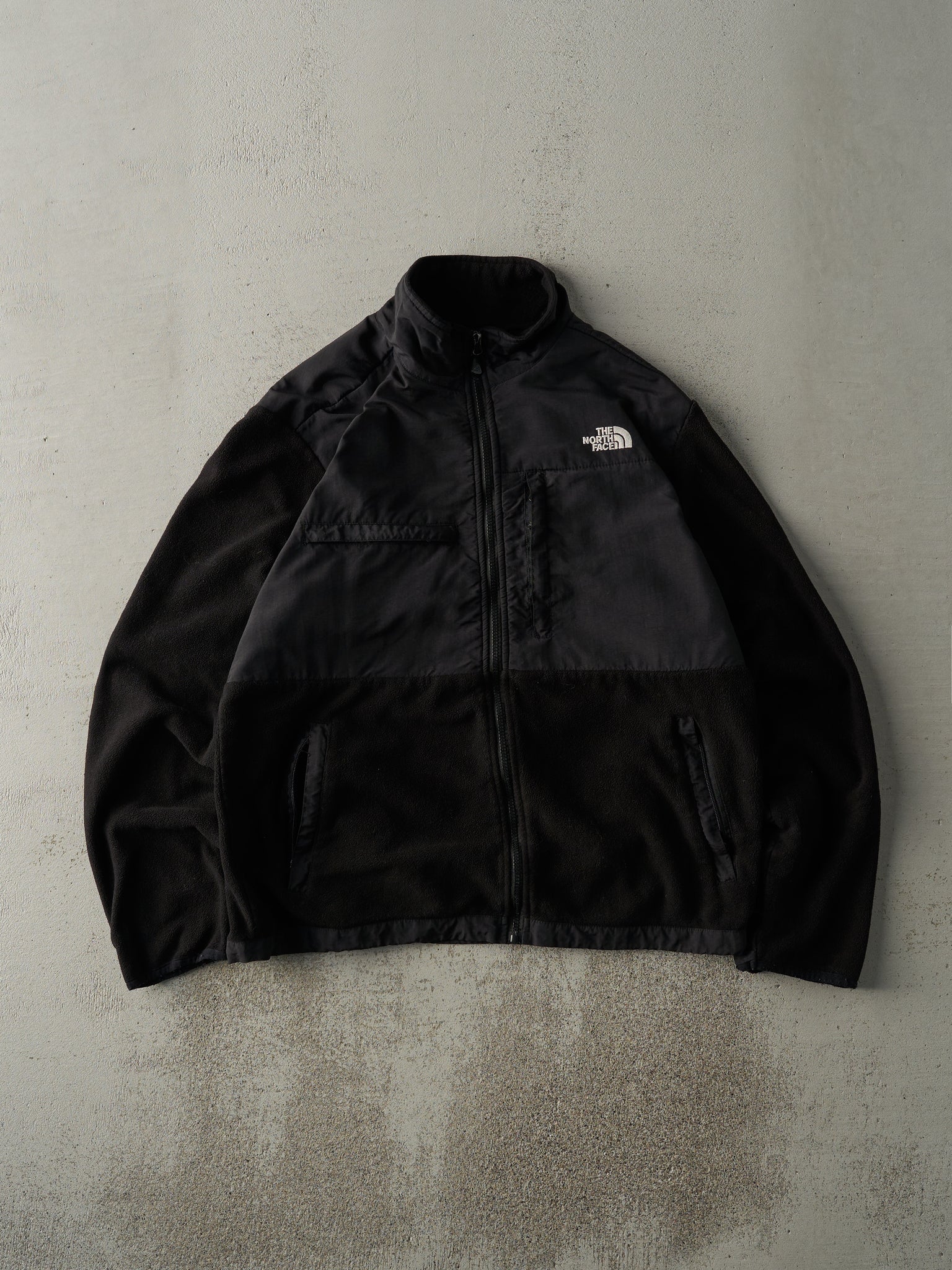 Vintage Y2K Black The North Face Denali Fleece Jacket (M)