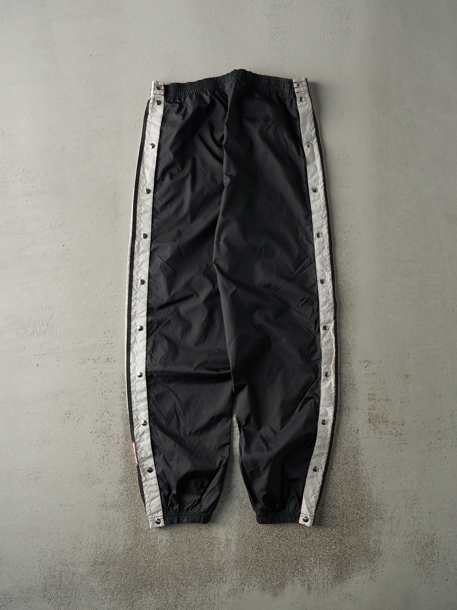 Vintage 90s Black Adidas Tear Away Track Pants (34x32)