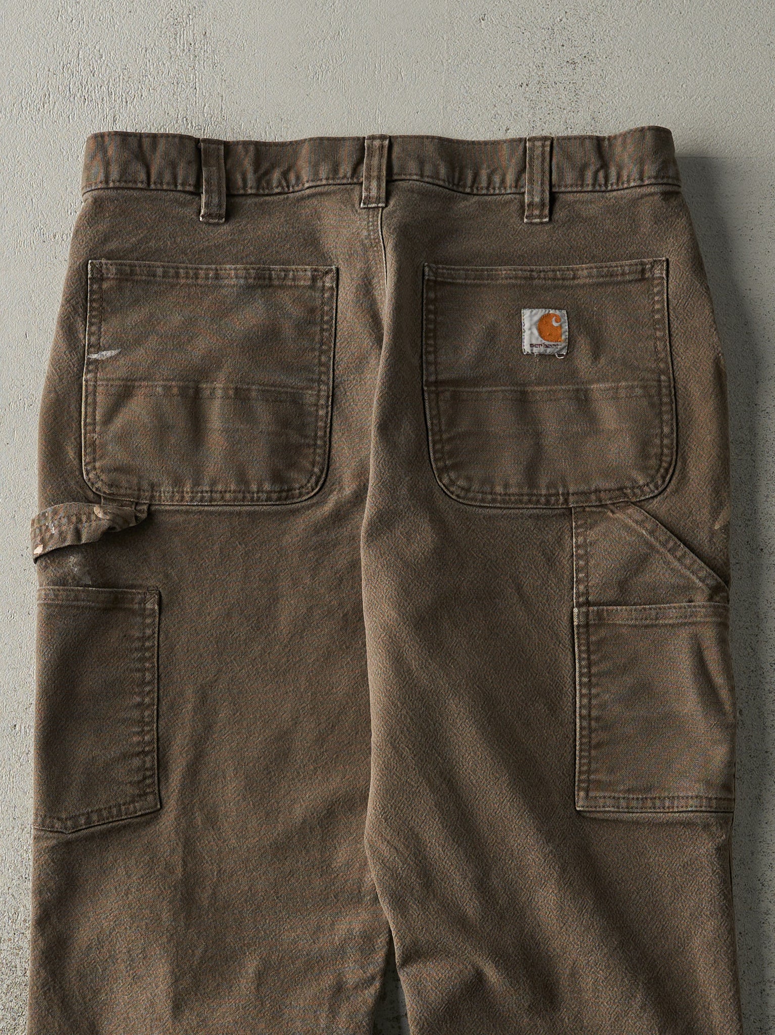 Vintage Y2K Brown Relaxed Fit Carhartt Lightweight Carpenter Pants (33x30)