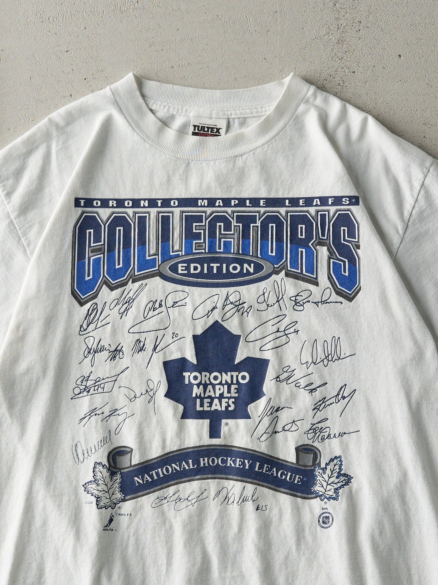 Vintage Y2K White Toronto Maple Leafs Collectors Edition Tee (M)