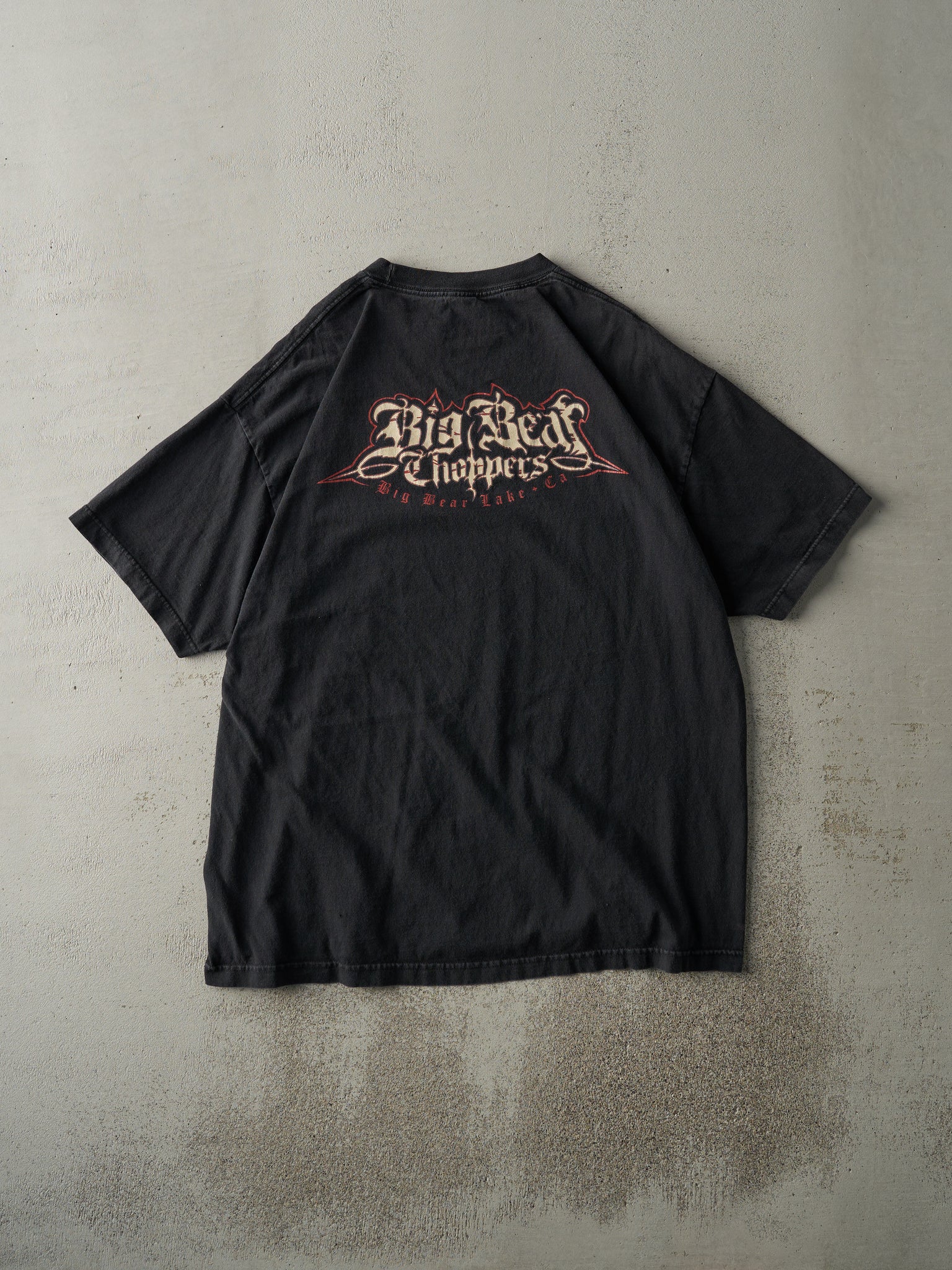 Vintage Y2K Black Big Bear Choppers Tee (L)