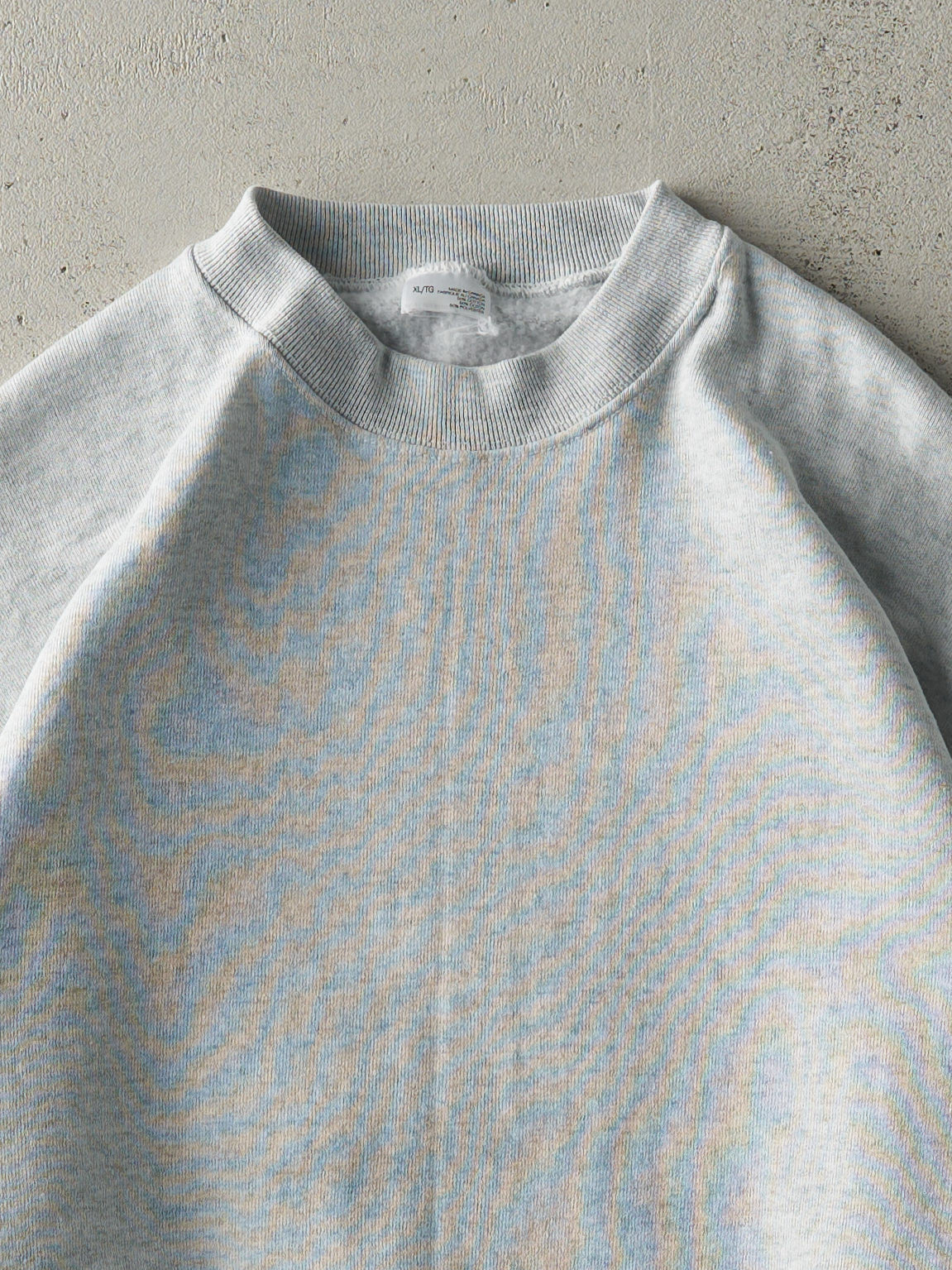 Vintage 90s Heather Grey Blank Crewneck (L)