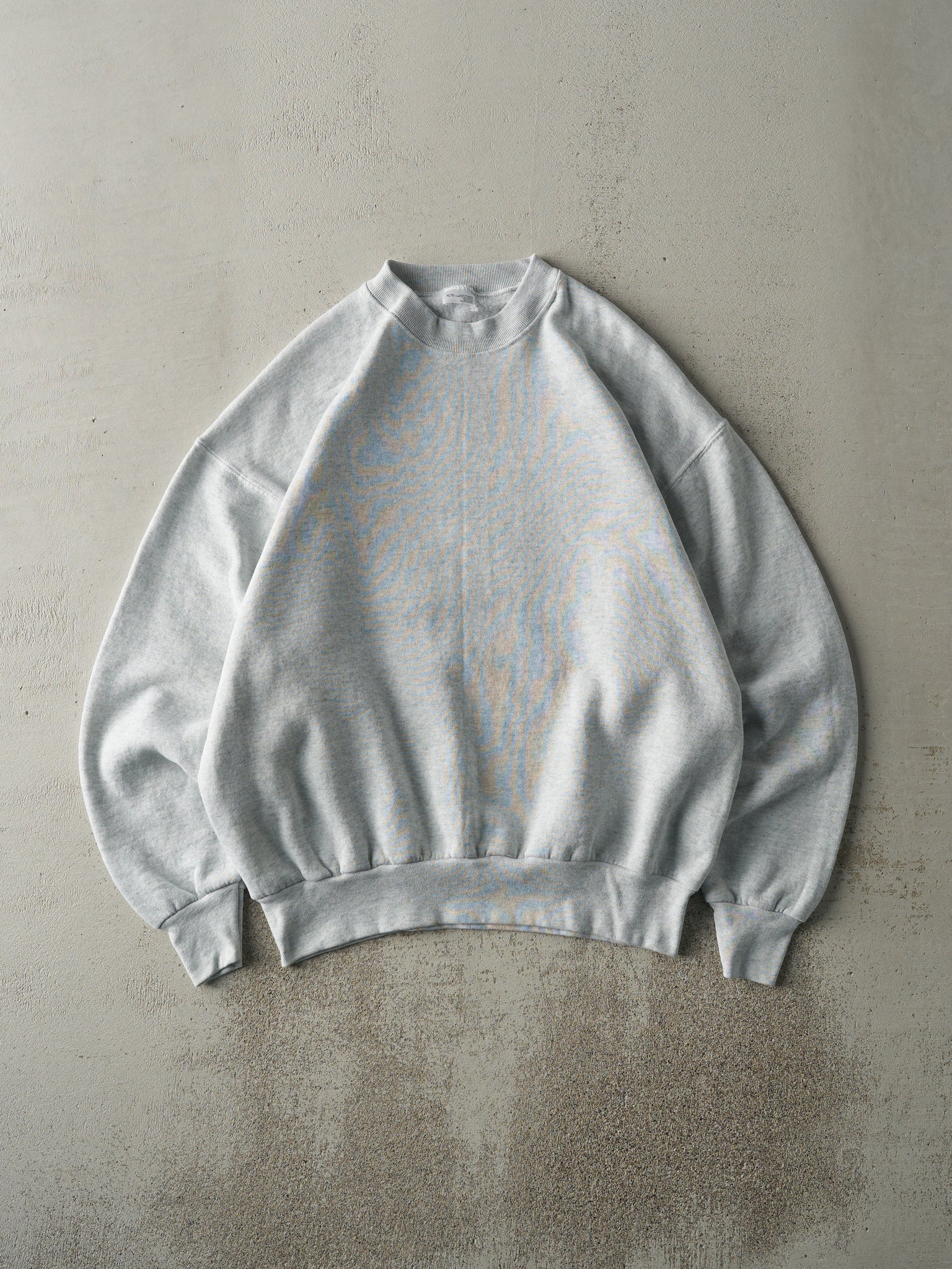 Vintage 90s Heather Grey Blank Crewneck (L)