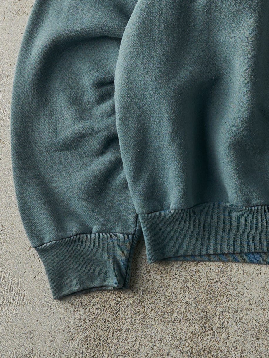 Vintage 90s Green Puma Logo Boxy Crewneck (L)