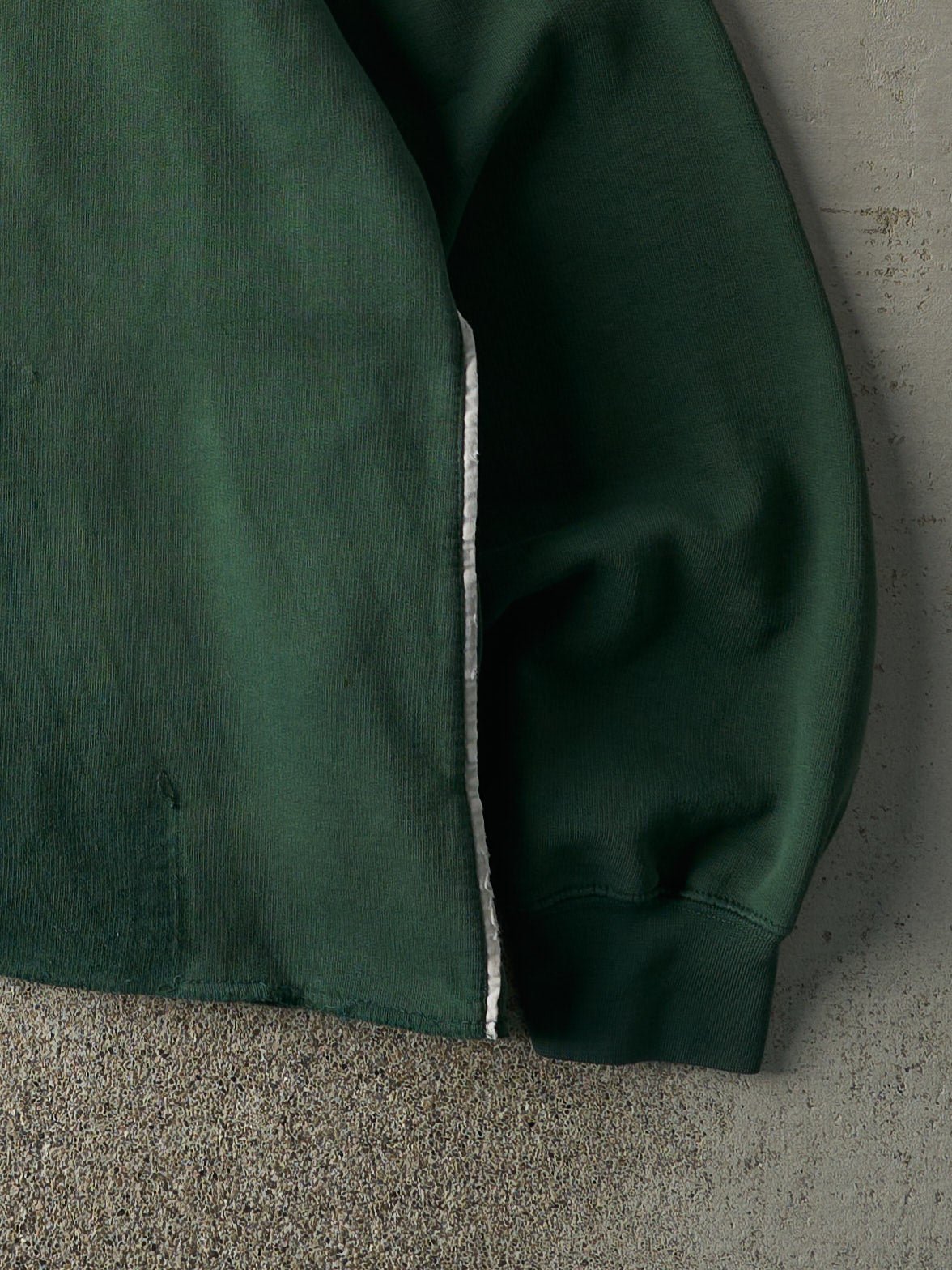 Vintage Y2K Forest Green Dale Earnhardt Jr. Nascar Racing Cropped Hoodie (L)
