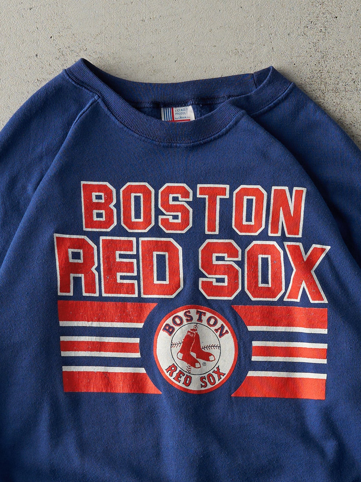 Vintage 80s Royal Blue Boston Red Sox Lightweight Crewneck (M)