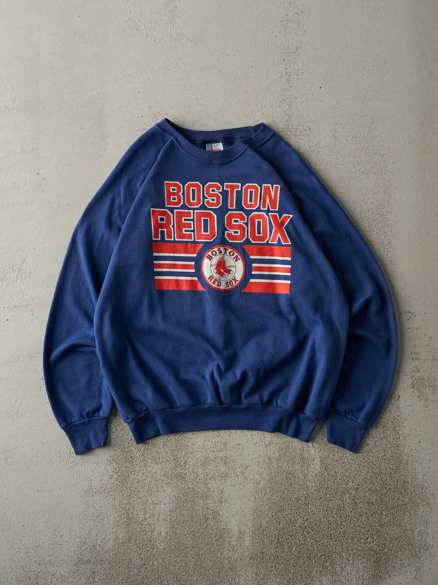 Vintage 80s Royal Blue Boston Red Sox Lightweight Crewneck (M)