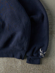 Vintage Y2K Navy Blue Western Crewneck (S/M)