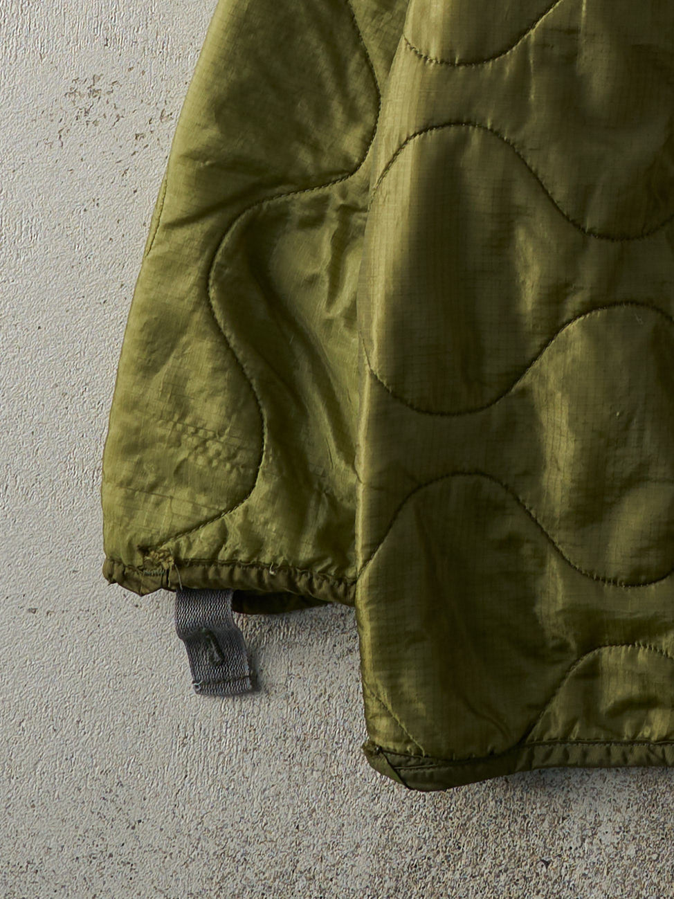 Vintage 90s Green Army Liner Jacket (S/M)