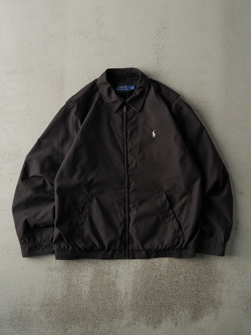 Vintage Y2K Black Polo Ralph Lauren Lightweight Jacket (L)
