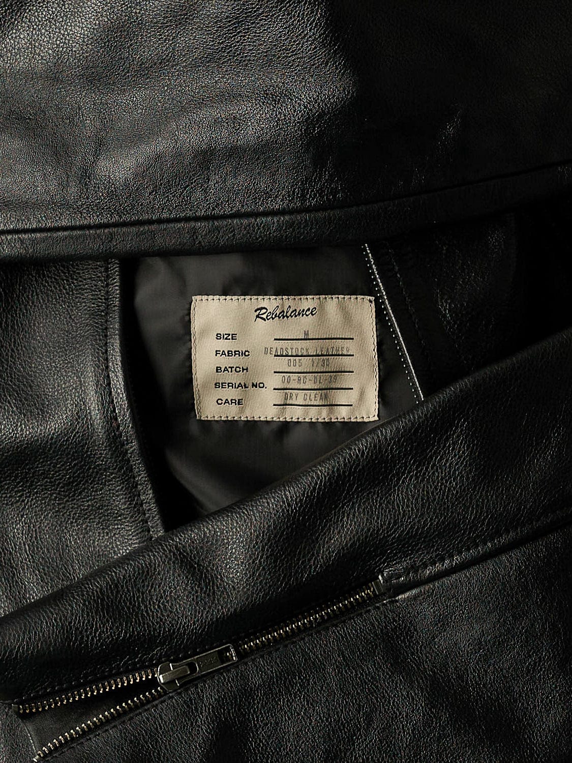 Everyday Boxy Leather Jacket - Solid Black