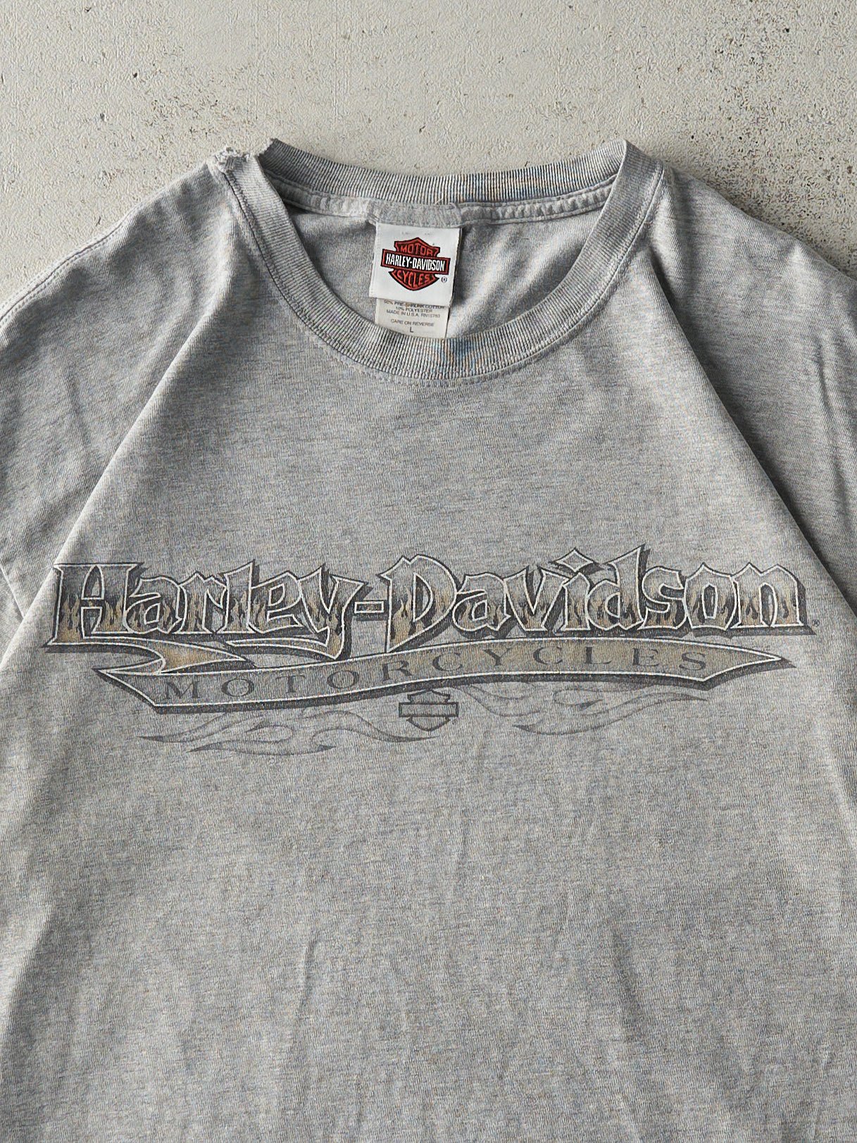Vintage 04' Grey Avon Ohio Harley Davidson Tee (M)