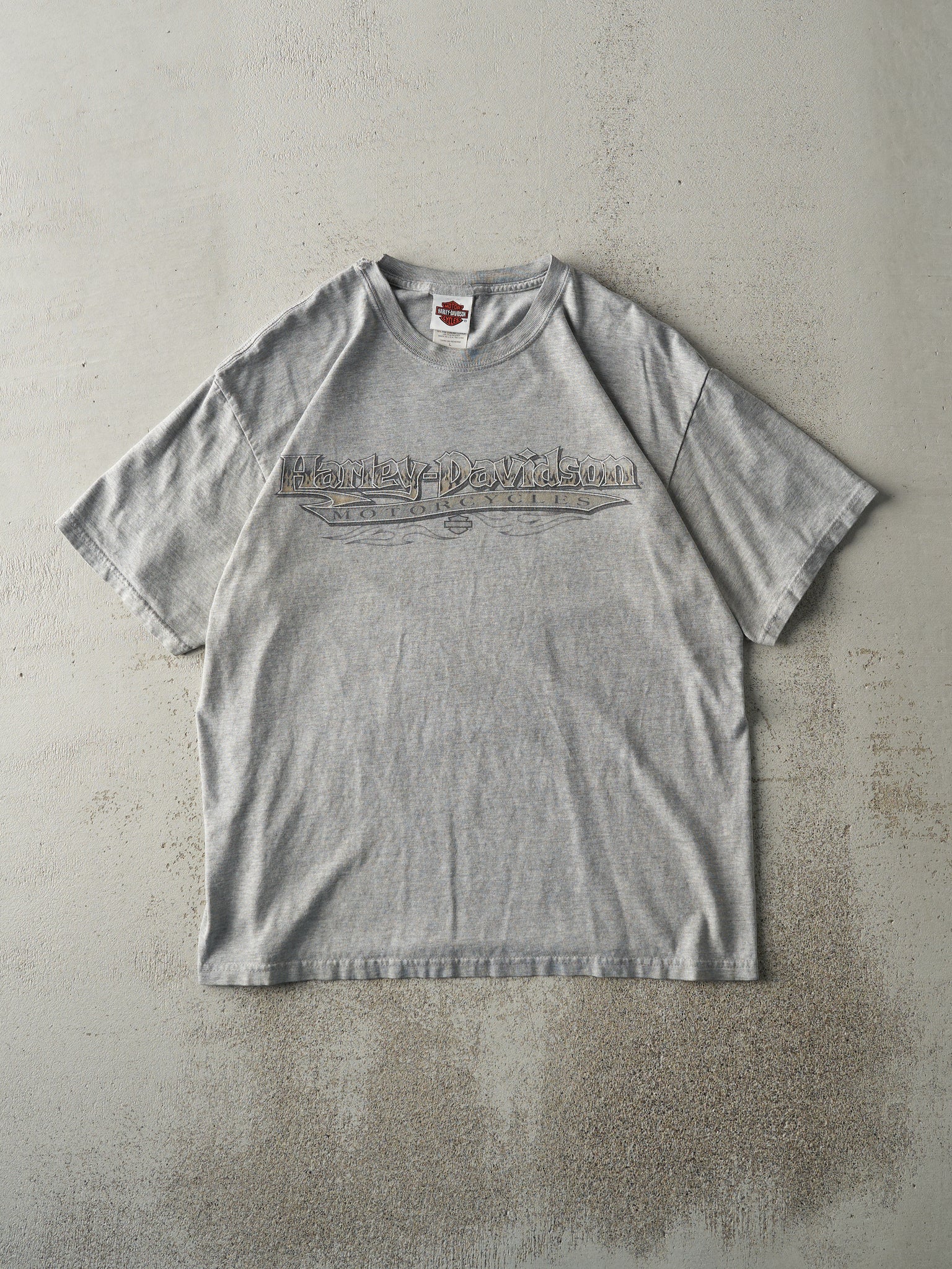 Vintage 04' Grey Avon Ohio Harley Davidson Tee (M)