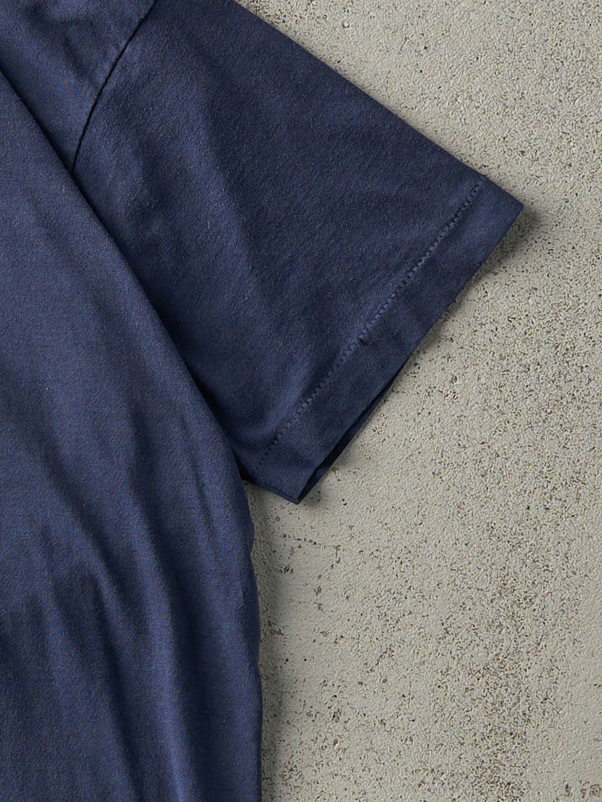 Vintage 89' Navy Blue Omron Maui Single Stitch Tee (M/L)
