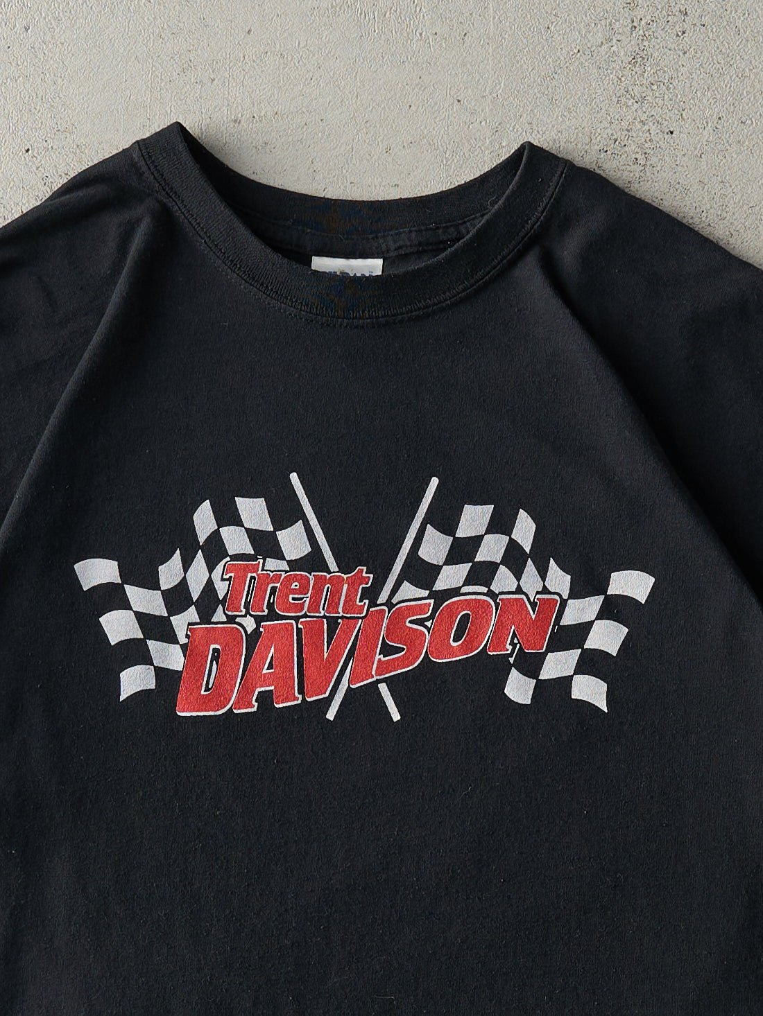 Vintage Y2K Black Trent Davison Racing Tee (M)