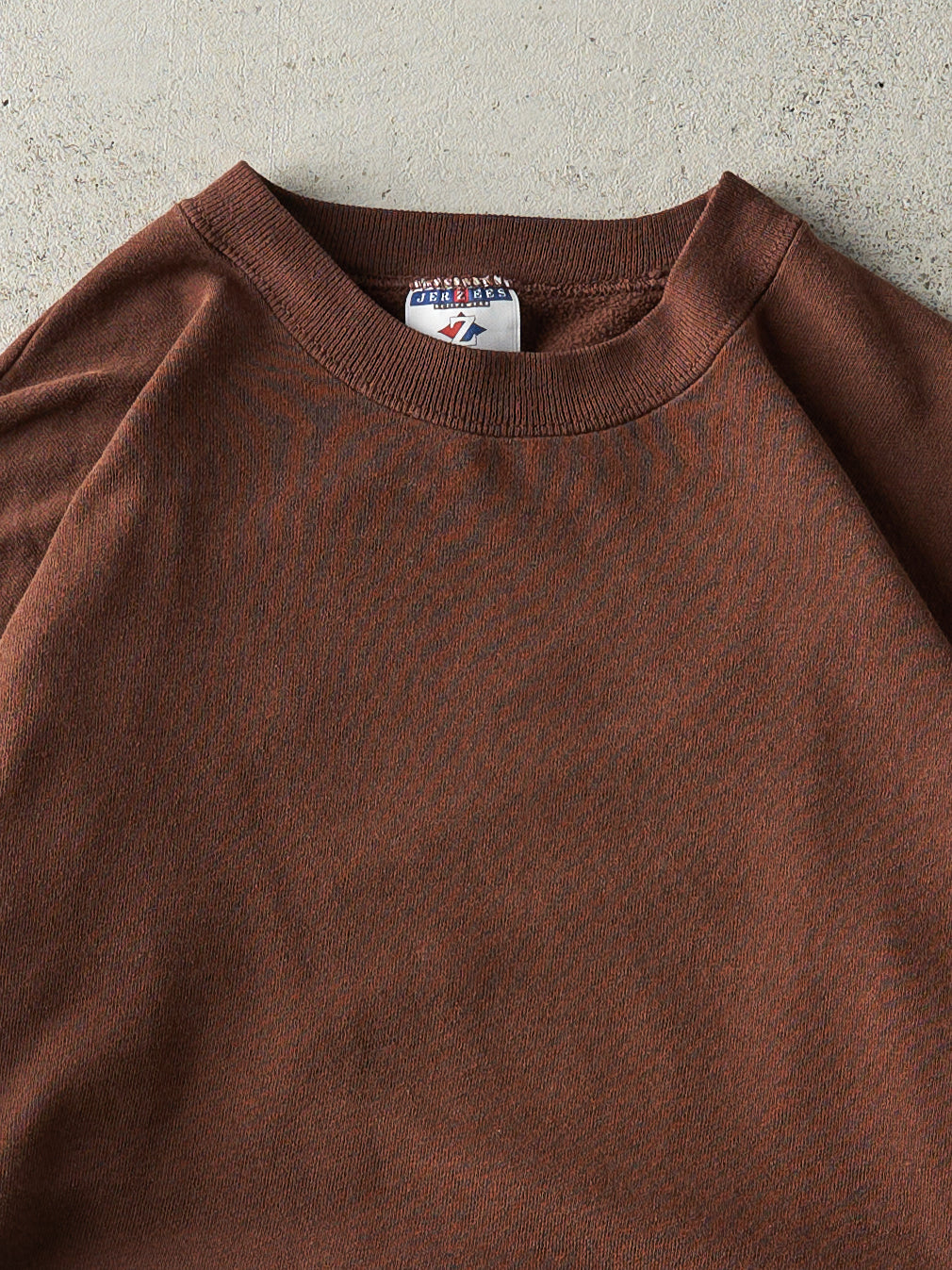 Vintage 90s Brown Blank Crewneck (L)