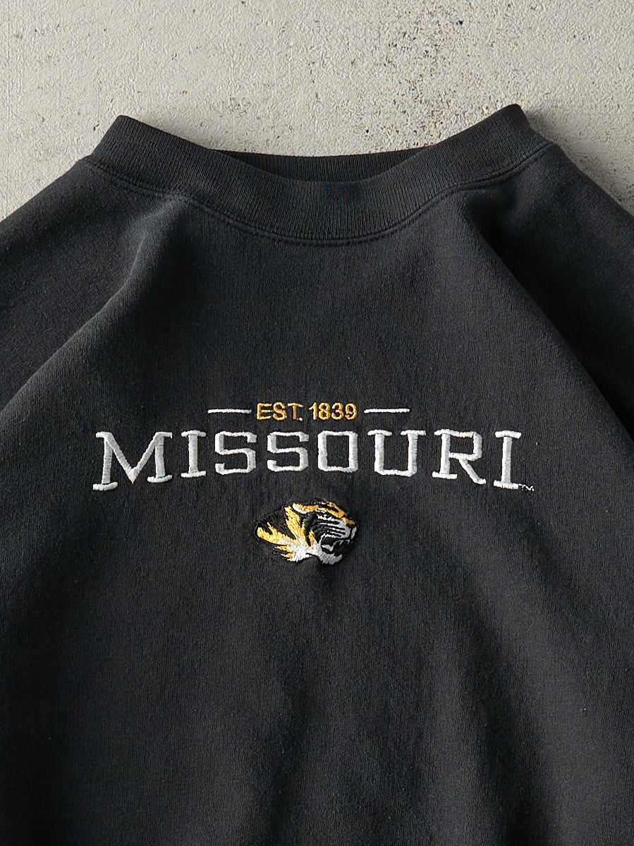 Vintage Y2K Black Missouri Tigers Crewneck (L)