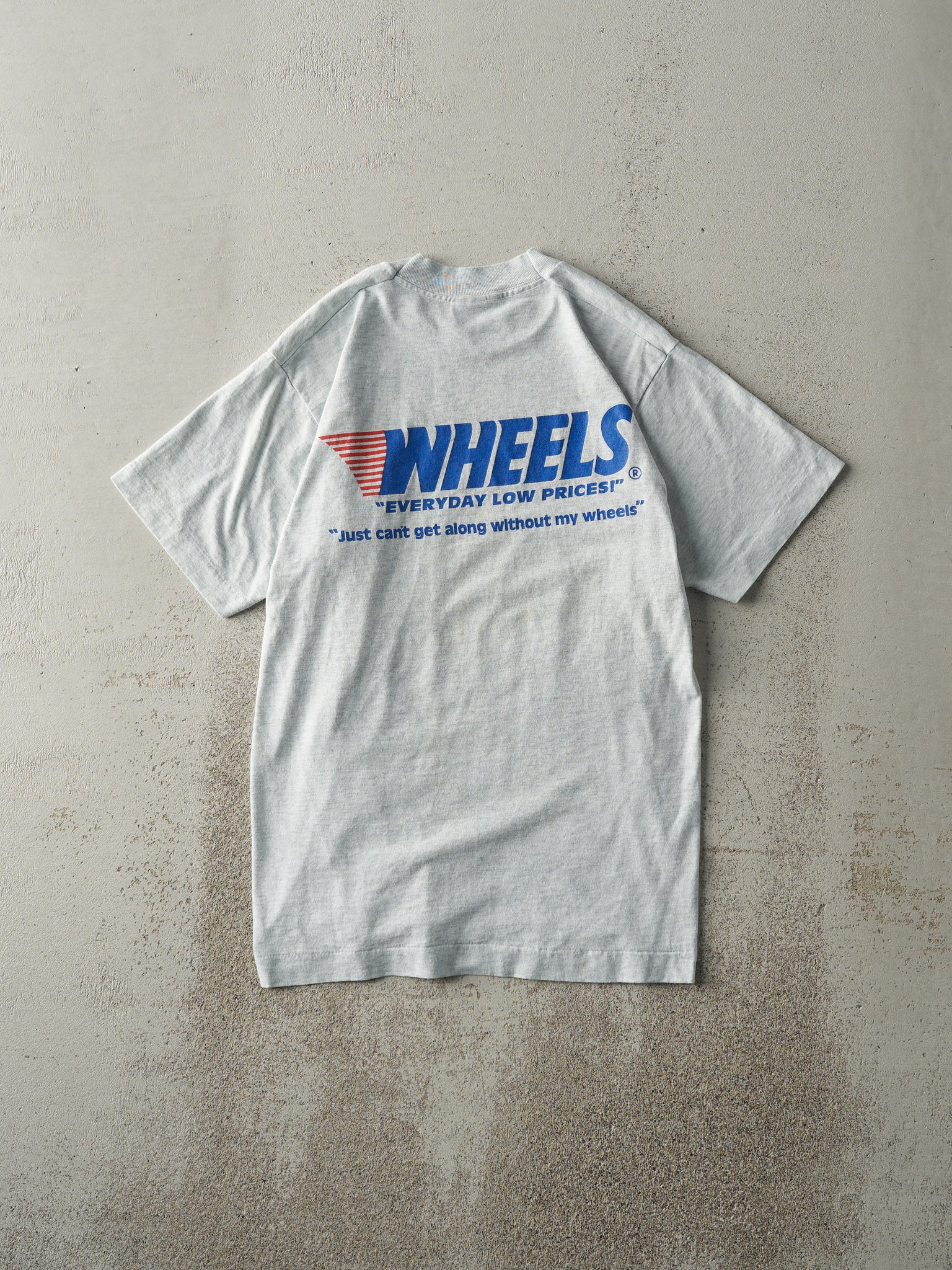 Vintage 90s Heather Grey Billy Decker Racing Single Stitch Tee (S)