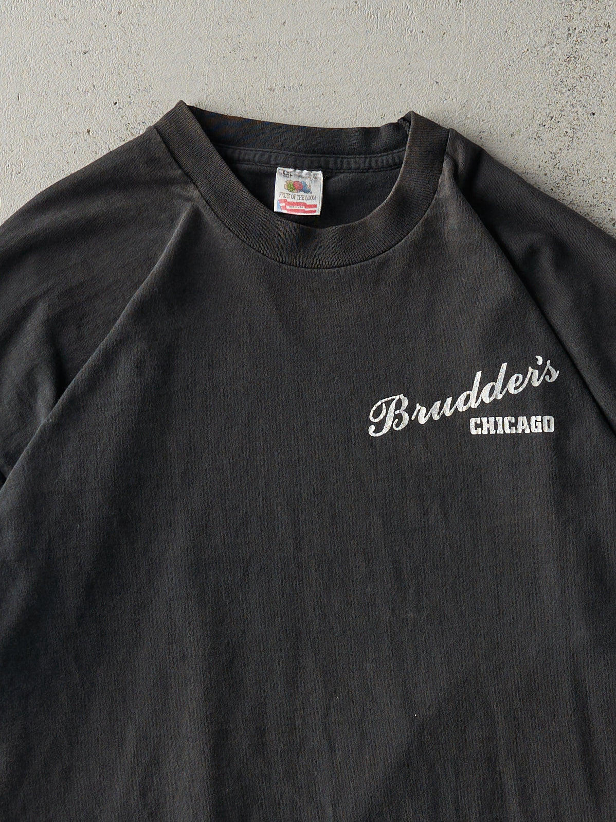 Vintage 90s Black Brudder's Chicago Single Stitch Tee (XL)