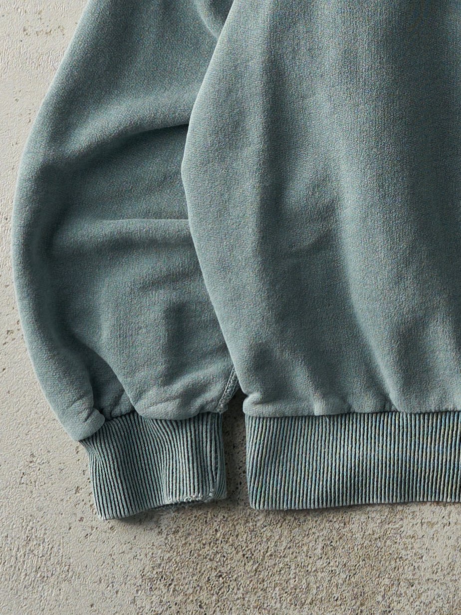 Vintage 90s Washed Green Wind River Blank Boxy Crewneck (M/L)