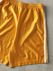 Vintage Y2K Yellow Adidas Track Shorts (24x6.5)