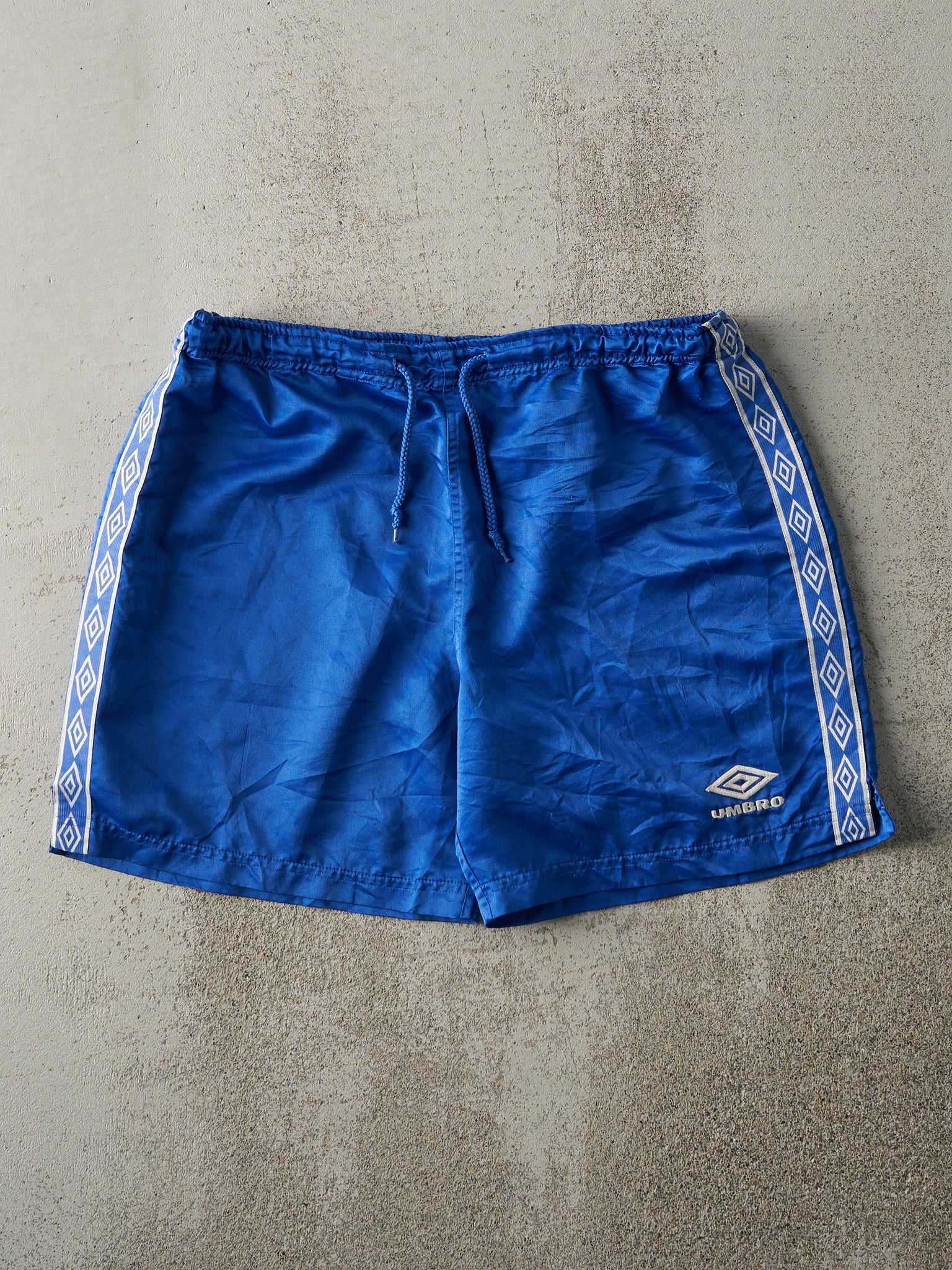 Vintage 90s Royal Blue Umbro Track Shorts (35x5.5)