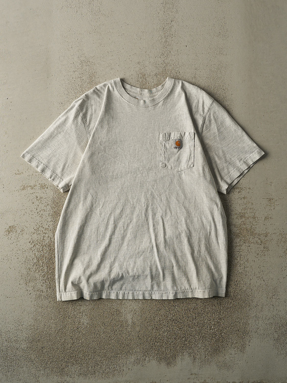 Vintage Y2K Heather Grey Carhartt Pocket Tee (XL)