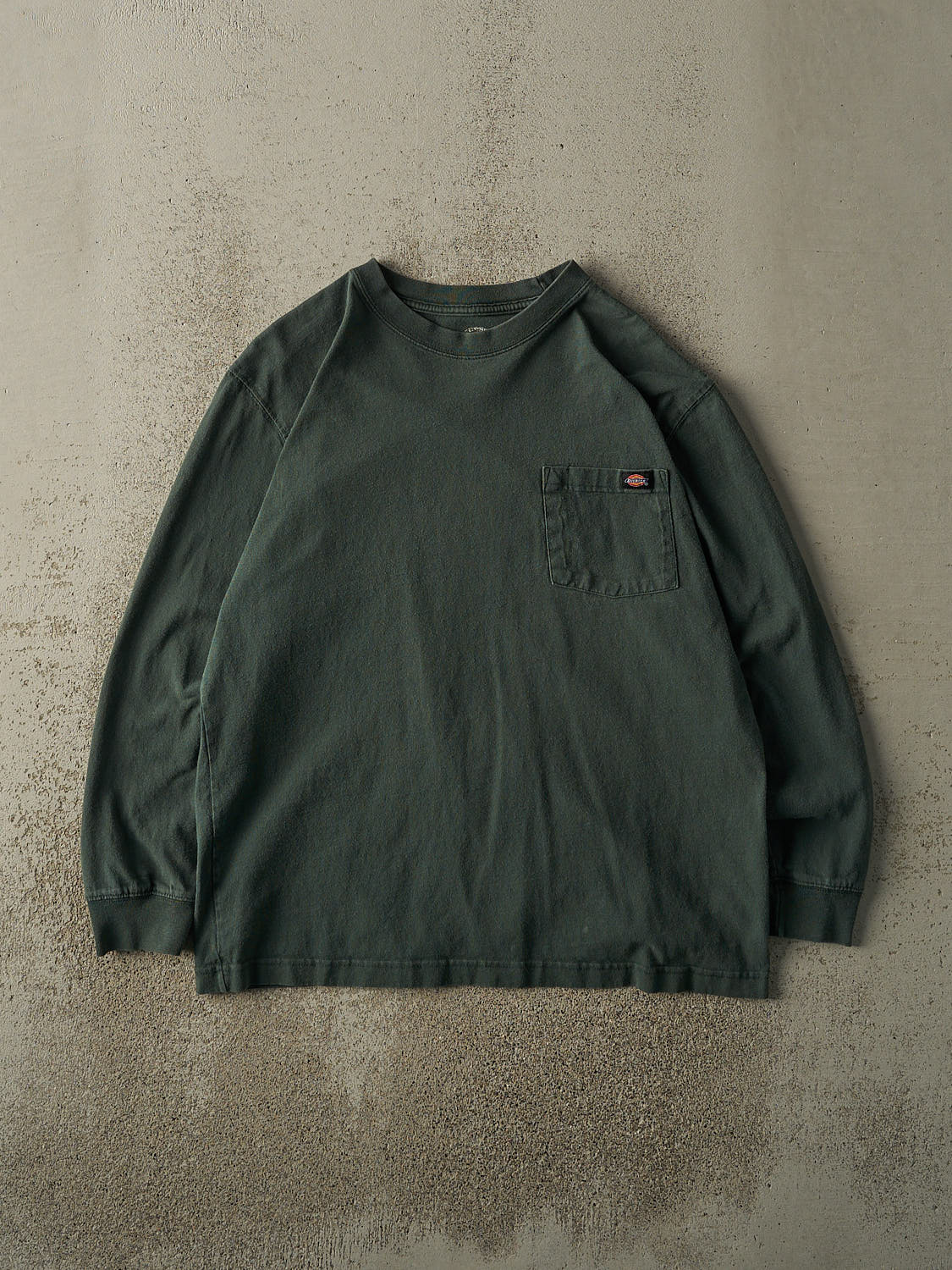 Vintage Y2K Green Dickies Pocket Long Sleeve (L)