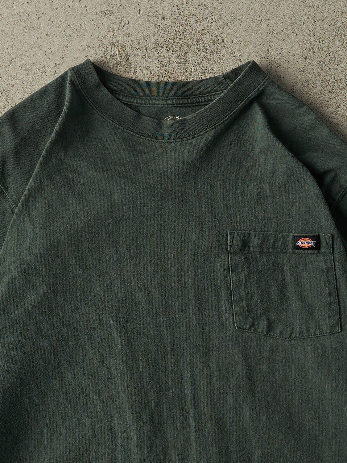 Vintage Y2K Green Dickies Pocket Long Sleeve (L)