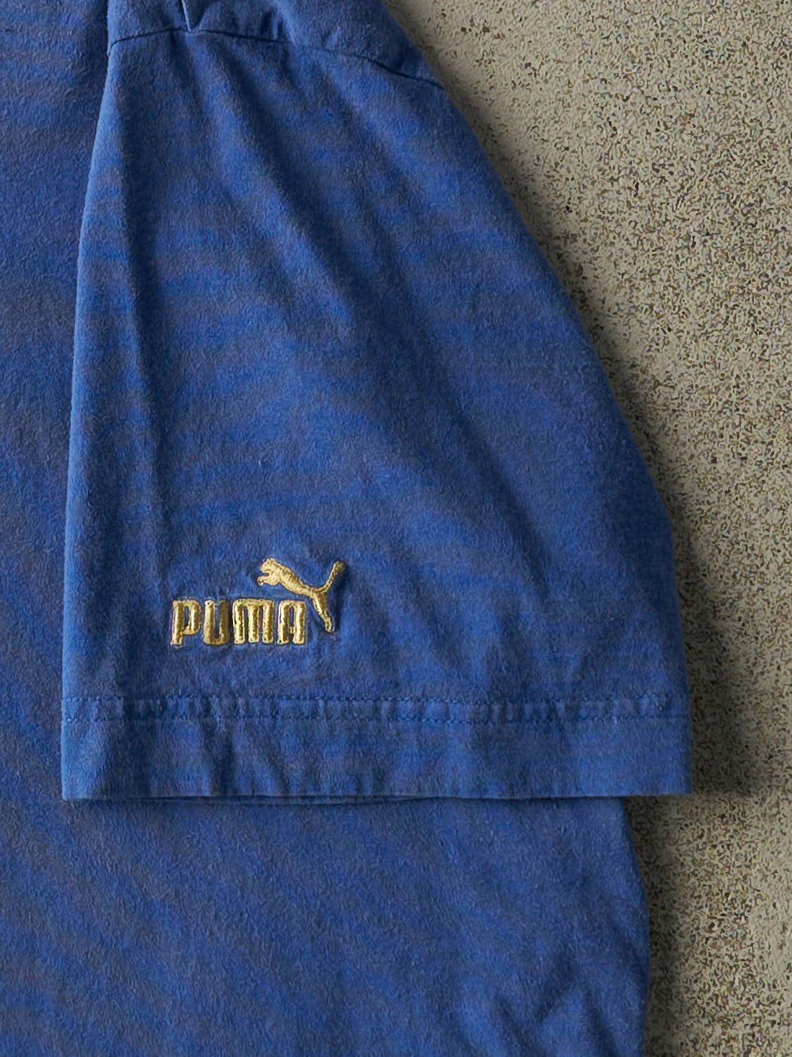 Vintage Y2K Blue Puma Italia Soccer Tee (M/L)
