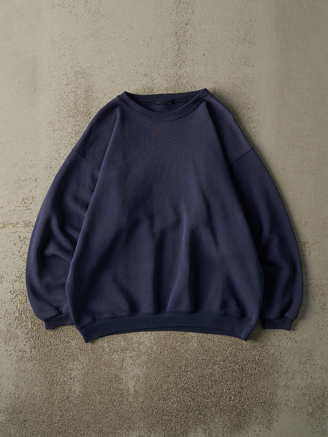 Vintage 90s Navy Blue Blank Crewneck (M/L)