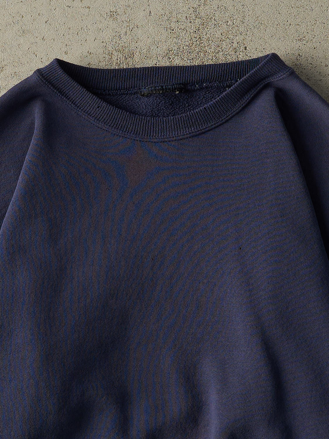 Vintage 90s Navy Blue Blank Crewneck (M/L)