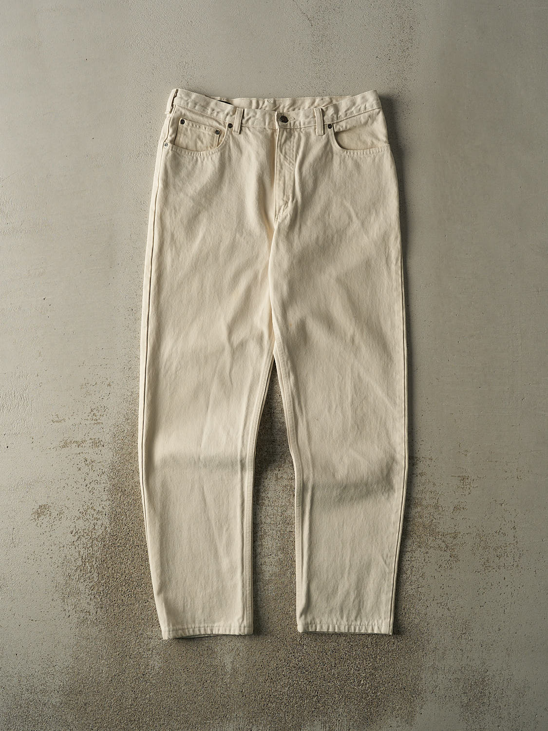 Vintage 90s Beige Lands End Pants (34x32.5)