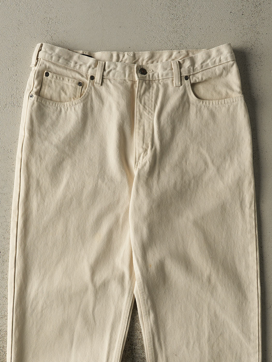 Vintage 90s Beige Lands End Pants (34x32.5)