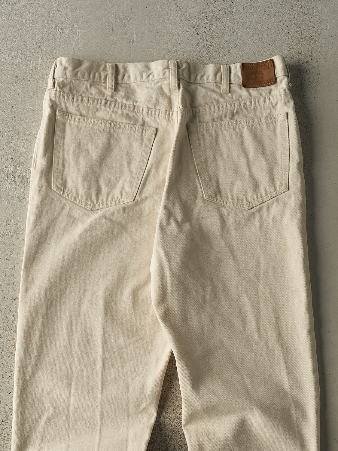 Vintage 90s Beige Lands End Pants (34x32.5)