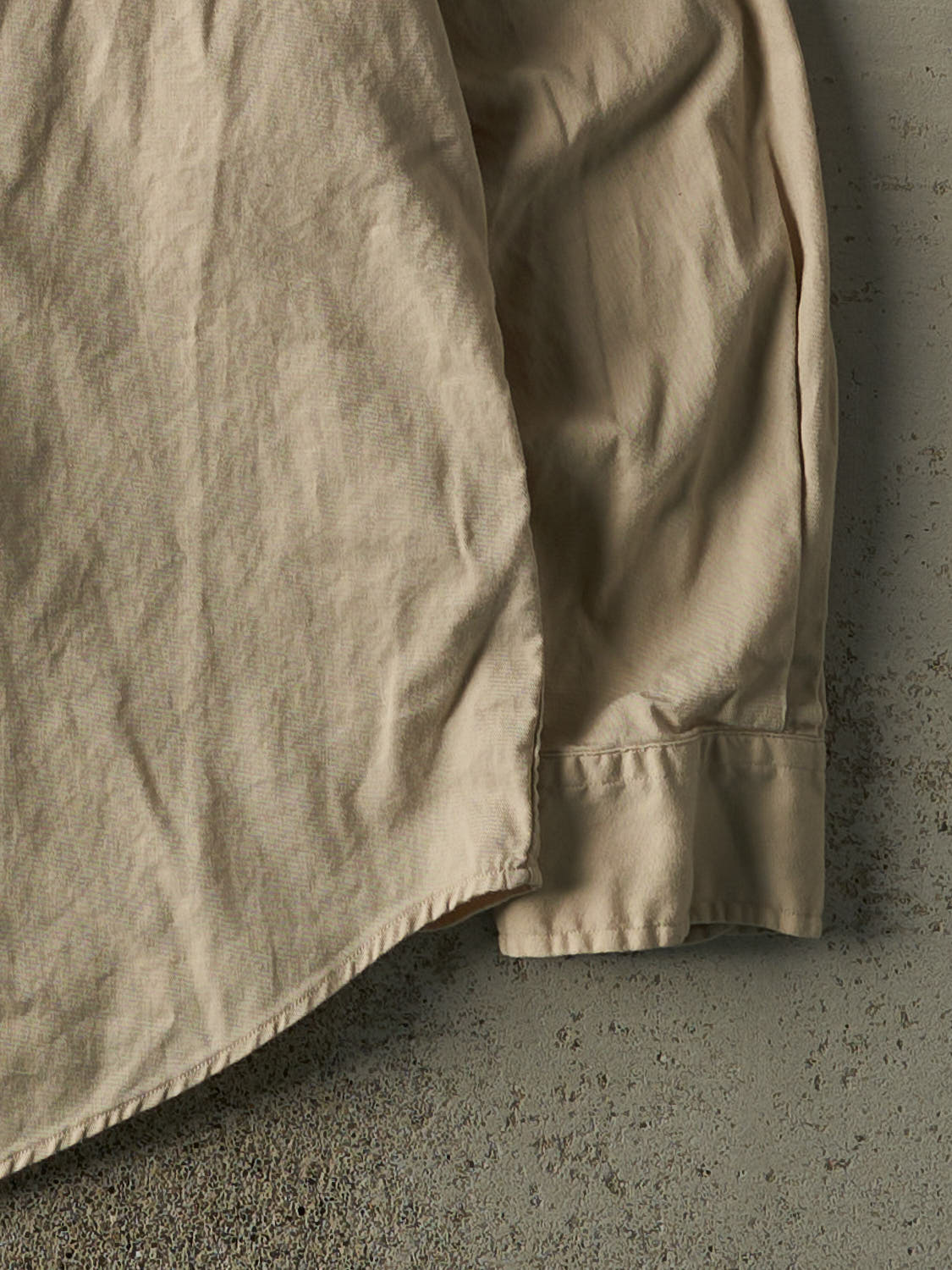 Vintage Y2K Beige Ralph Lauren Button Up Long Sleeve (XXL)