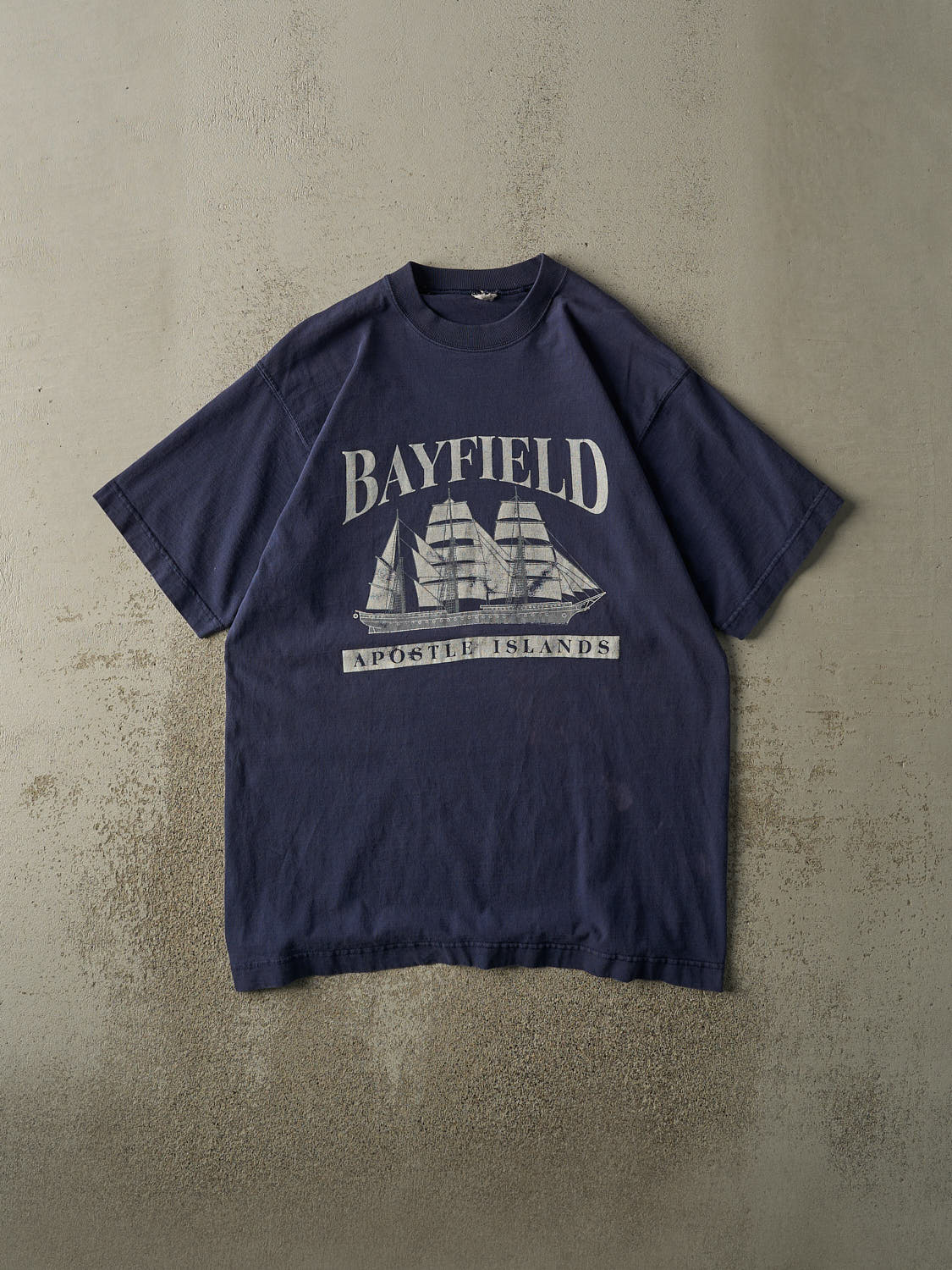 Vintage 90s Navy Blue Bayfield Tee (L/XL)