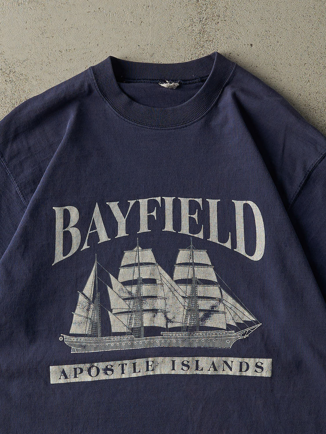 Vintage 90s Navy Blue Bayfield Tee (L/XL)