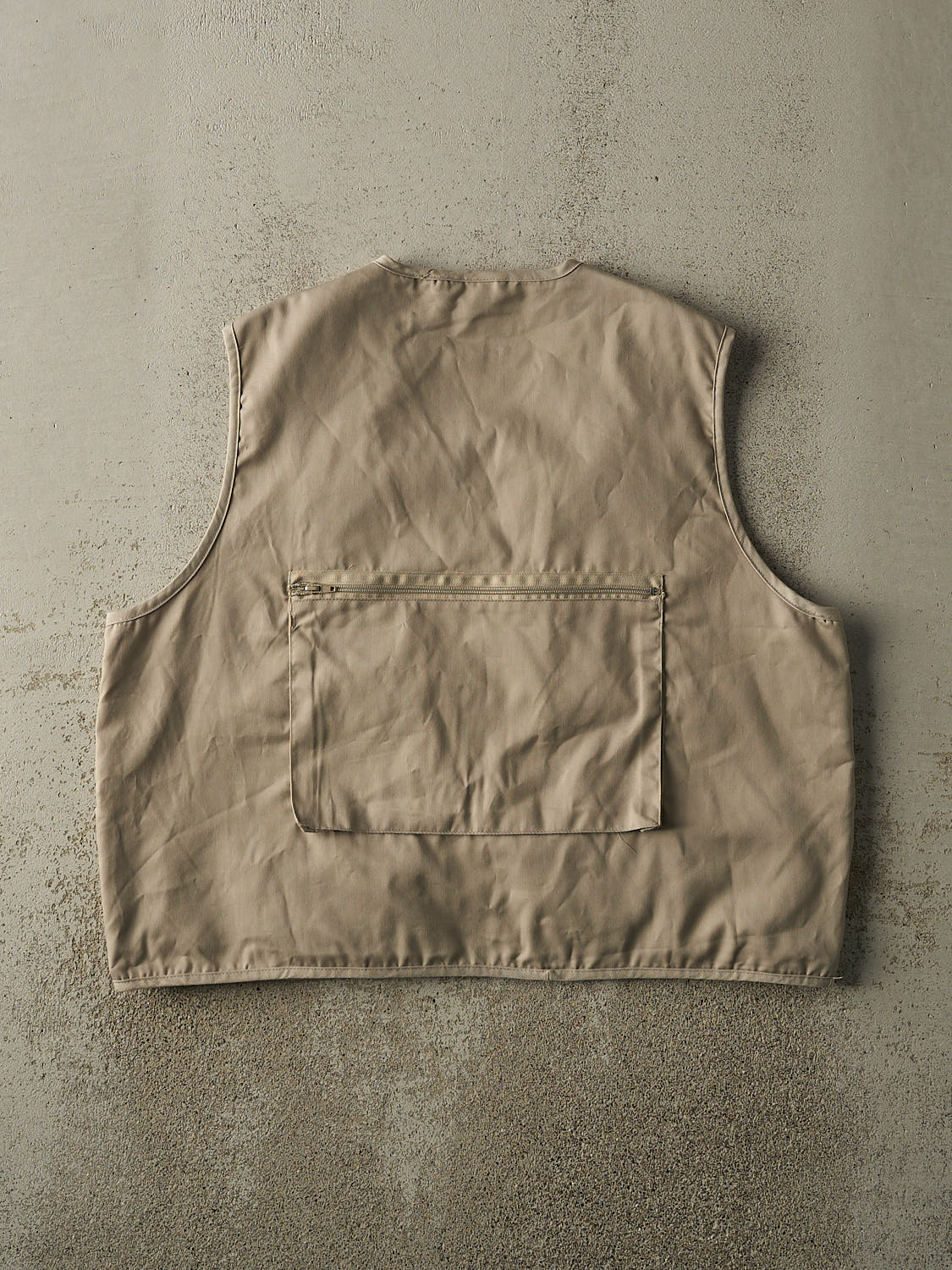 Vintage 90s Beige Fisherman Utility Vest (L/XL)