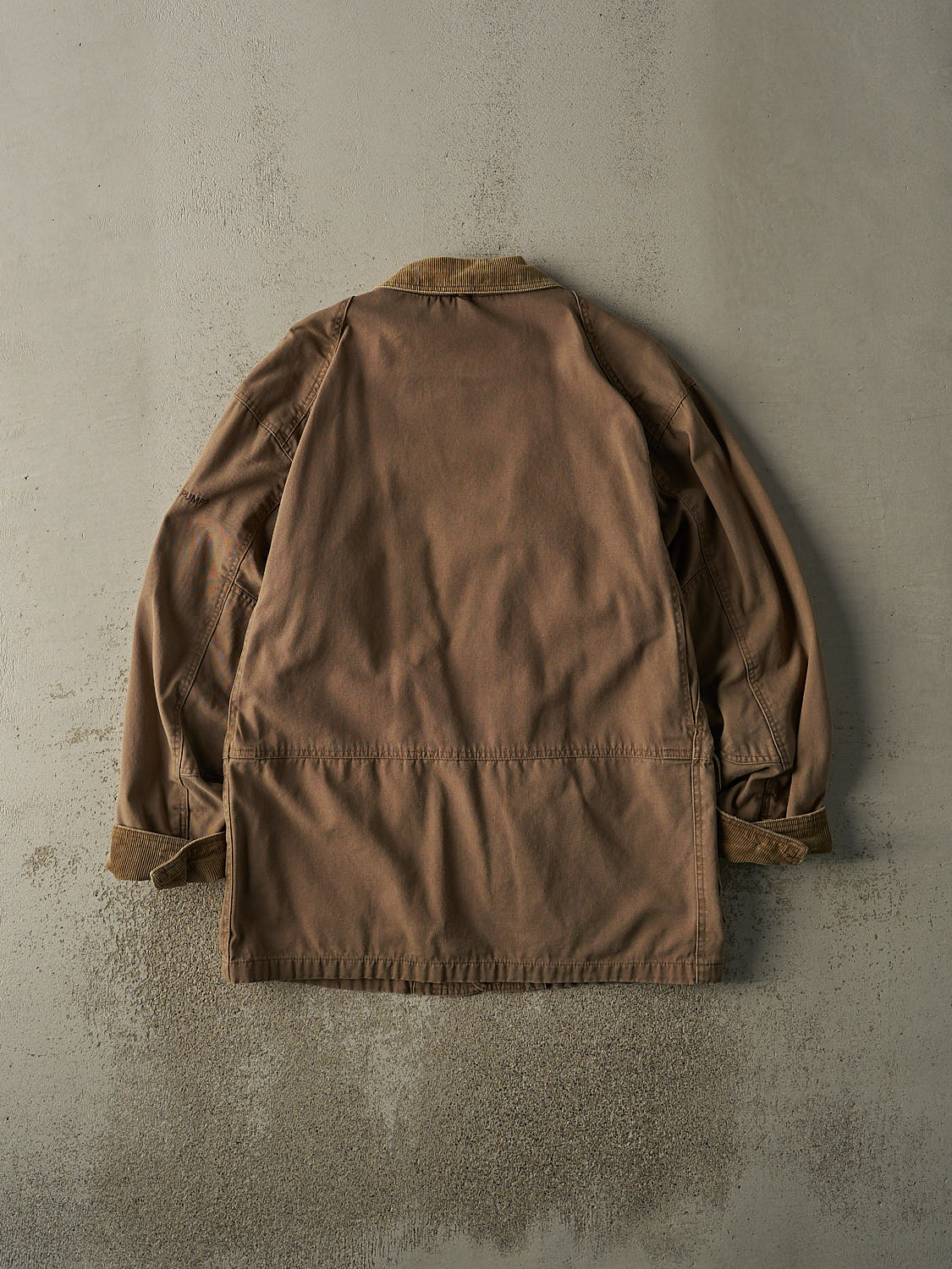 Vintage 90s Brown Flannel Lined Chore Jacket (L/XL)