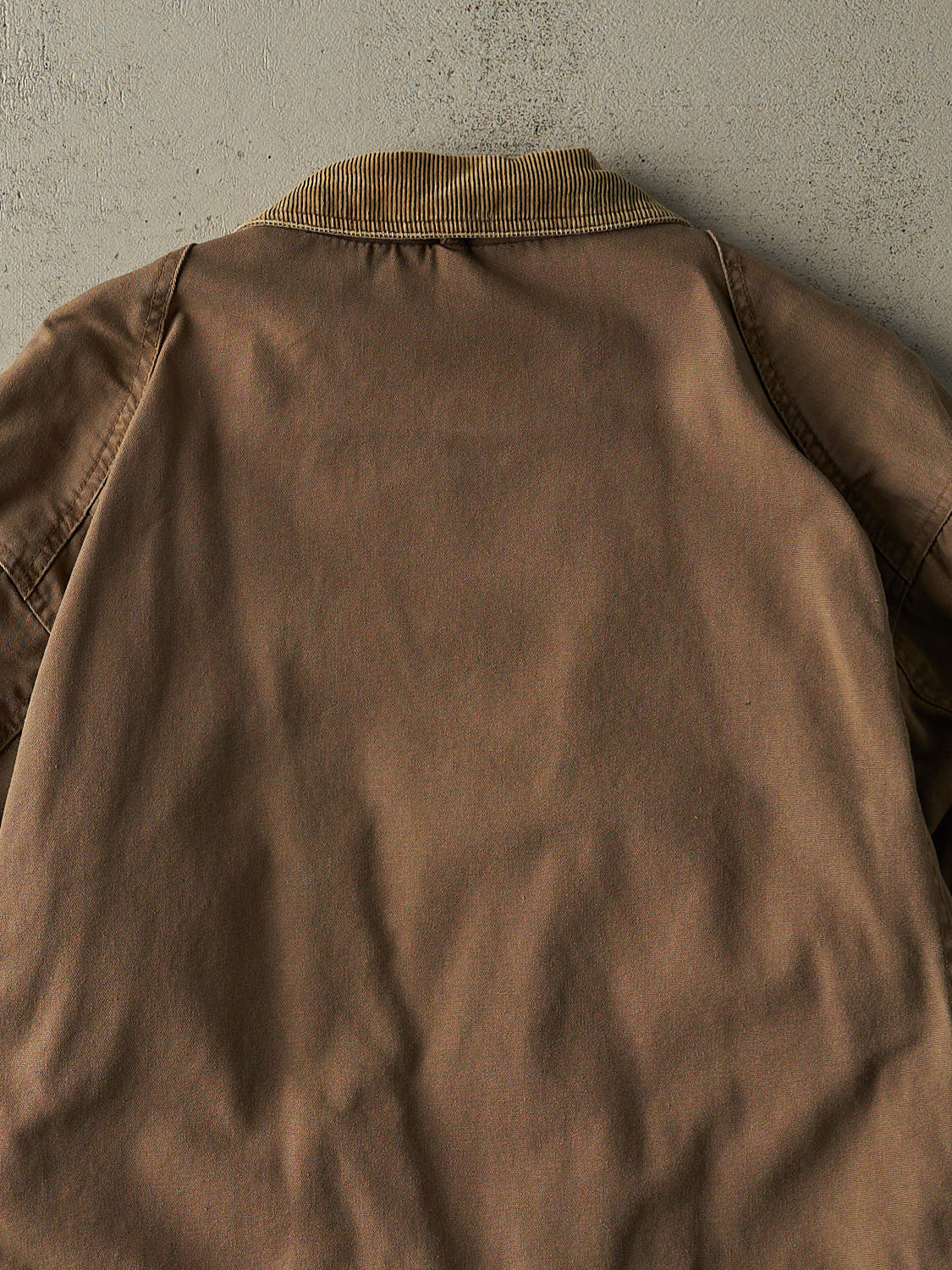 Vintage 90s Brown Flannel Lined Chore Jacket (L/XL)