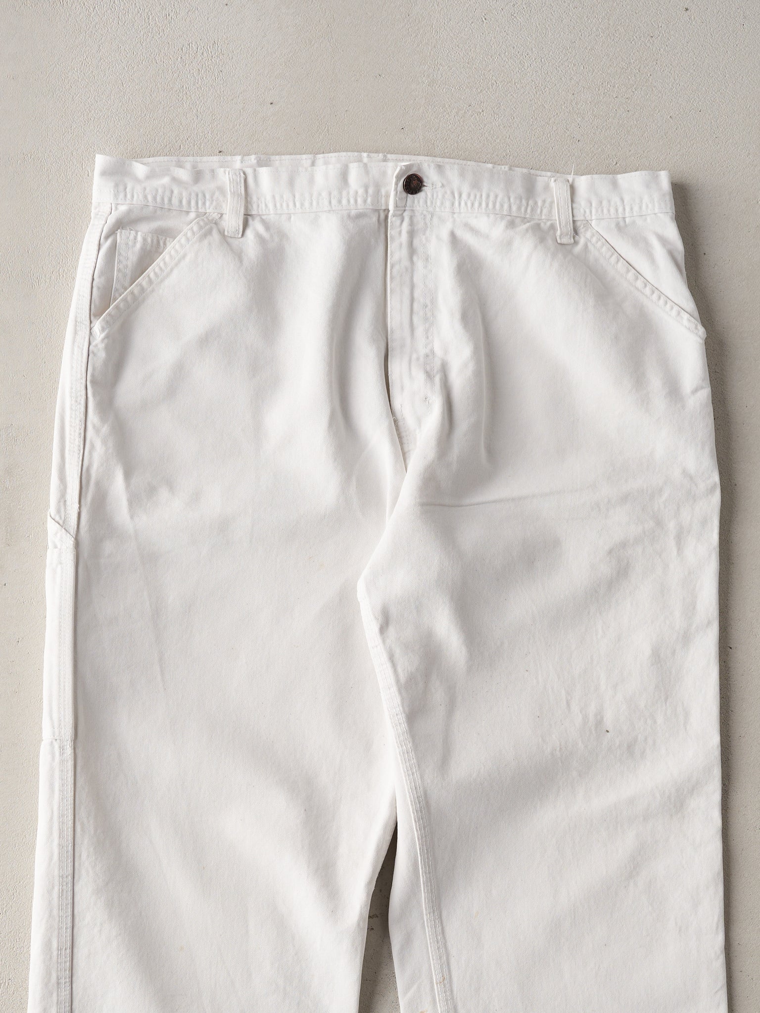 Vintage 90s White Caboose Carpenter Pants (38x35)