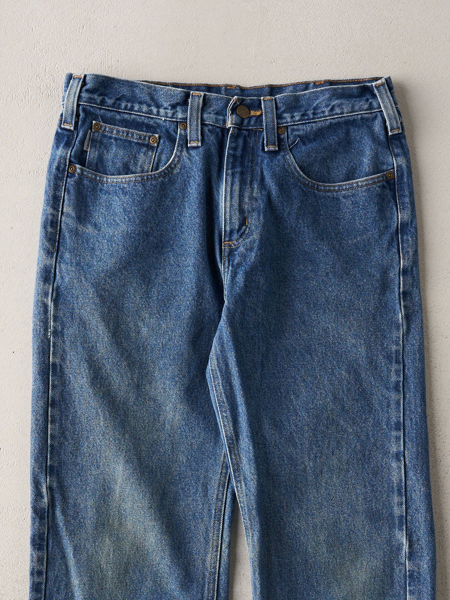 Vintage Y2K Washed Blue Carhartt Denim Jeans (33x31)