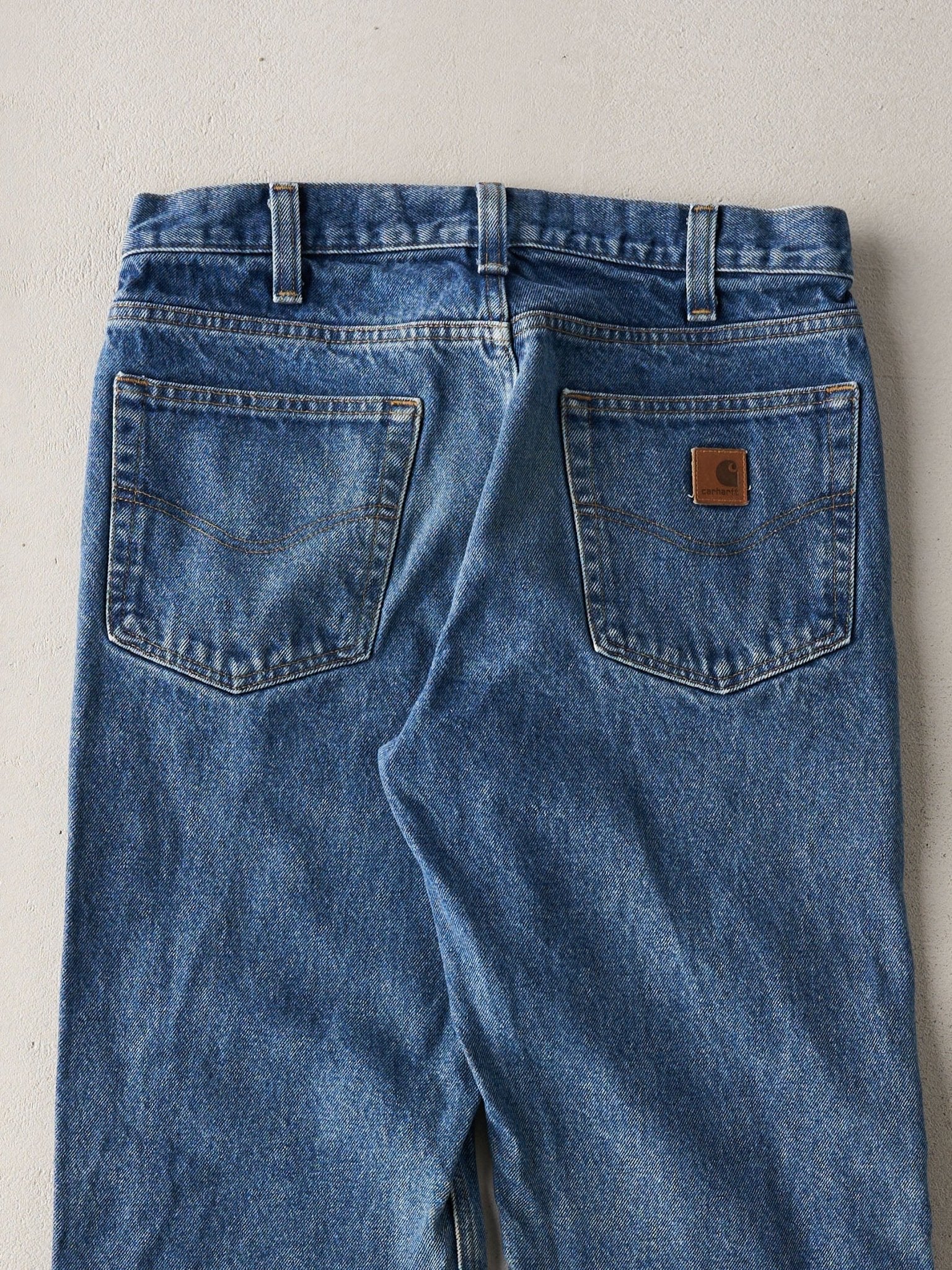 Vintage Y2K Washed Blue Carhartt Denim Jeans (33x31)