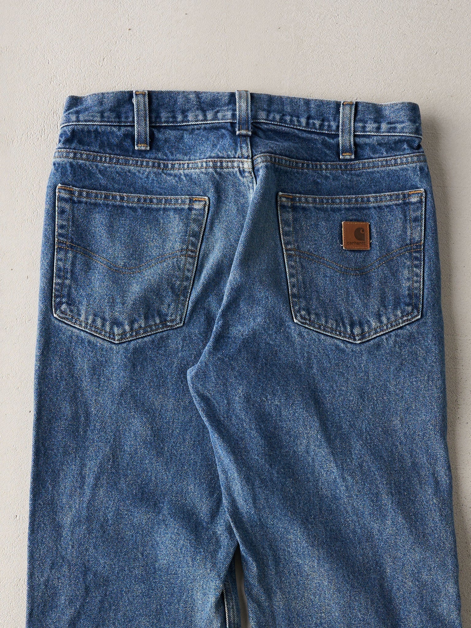 Vintage Y2K Washed Blue Carhartt Denim Jeans (33x31)