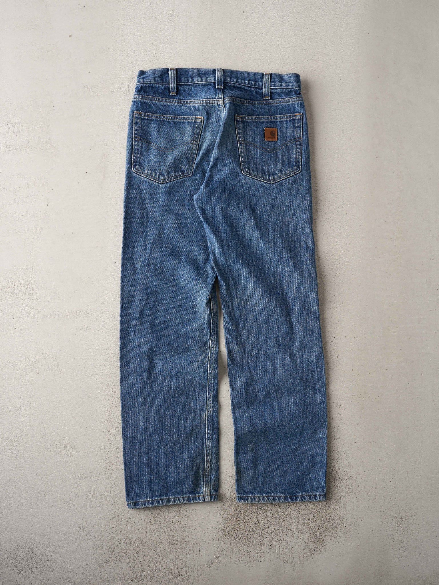 Vintage Y2K Washed Blue Carhartt Denim Jeans (33x31)