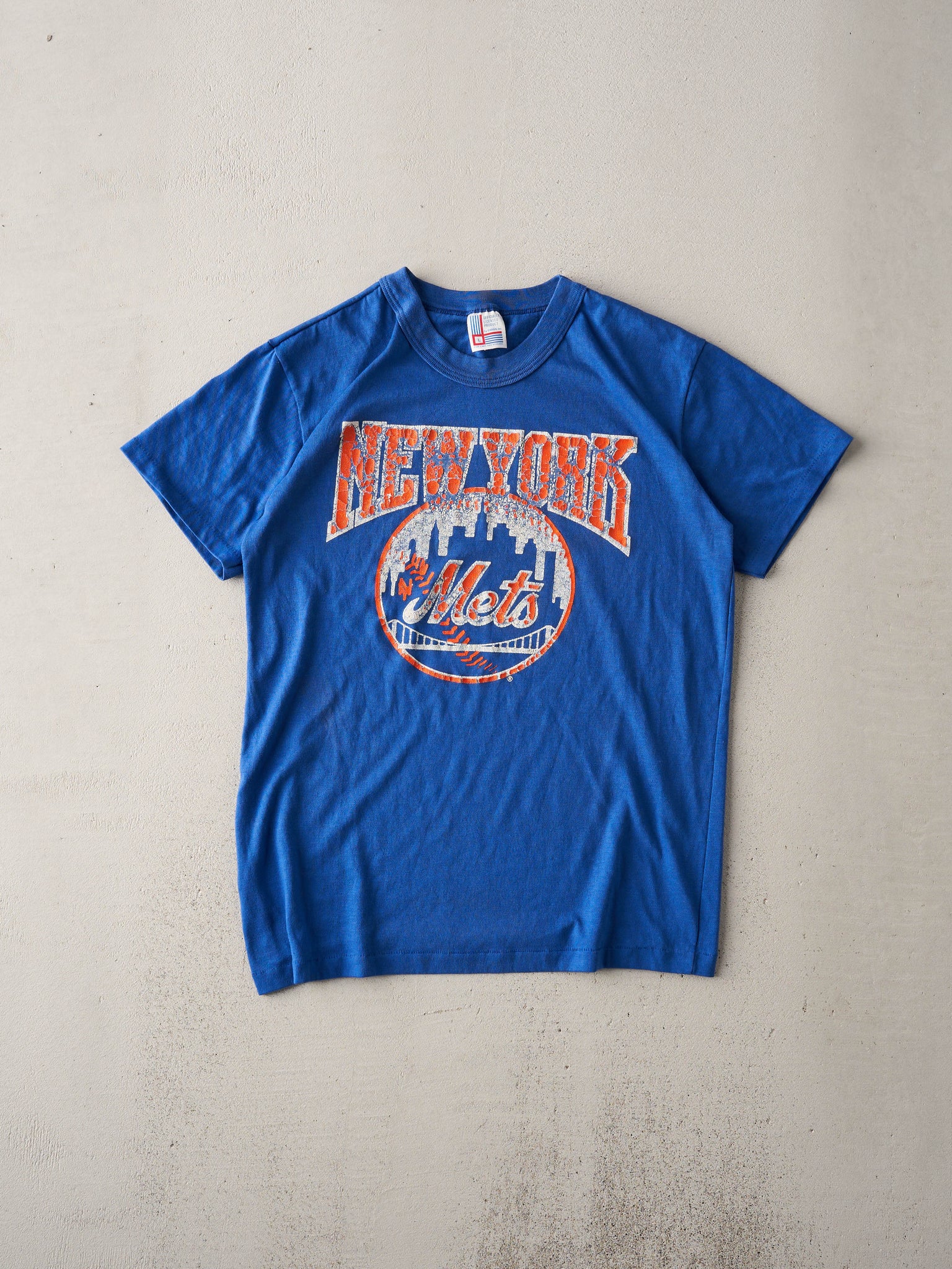 Vintage 80s Blue New York Mets Tee (XS)